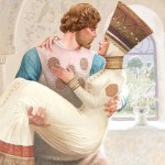 КНЯЗЬ НЕСЕТ КНЯГИНЮ